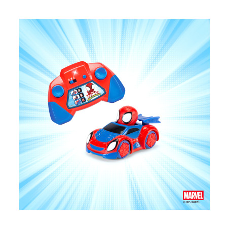 Dickie Toys RC Spidey Web-Crawler 1:50 – Ferngesteuertes Fahrzeug für Kinder | Spiderman Spielzeug