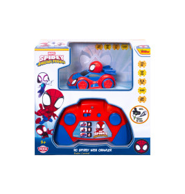 Dickie Toys RC Spidey Web-Crawler 1:50 – Ferngesteuertes Fahrzeug für Kinder | Spiderman Spielzeug