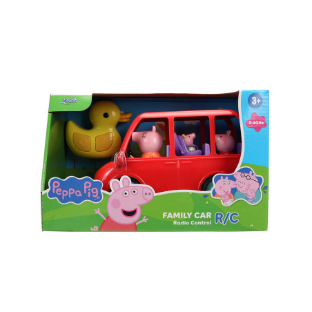 Simba Peppa Pig RC Family Car – Ferngesteuertes Familienauto mit 3 Figuren