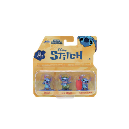 Dickie-Spielzeug Stitch Nano 3-Pack Sammelfiguren - Lilo & Stitch Die-Cast Figuren