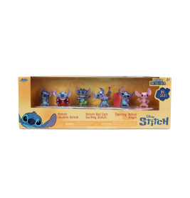 Simba Disney Stitch Nano Diorama Set | 6 Jada Toys Sammelfiguren | ca. 4cm | 4006333100659