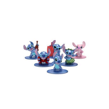 Simba Disney Stitch Nano Diorama Set | 6 Jada Toys Sammelfiguren | ca. 4cm | 4006333100659