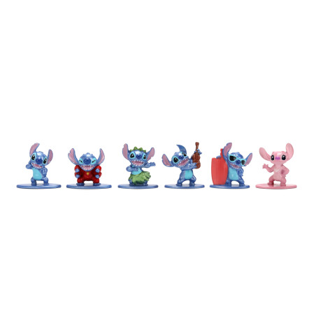 Simba Disney Stitch Nano Diorama Set | 6 Jada Toys Sammelfiguren | ca. 4cm | 4006333100659