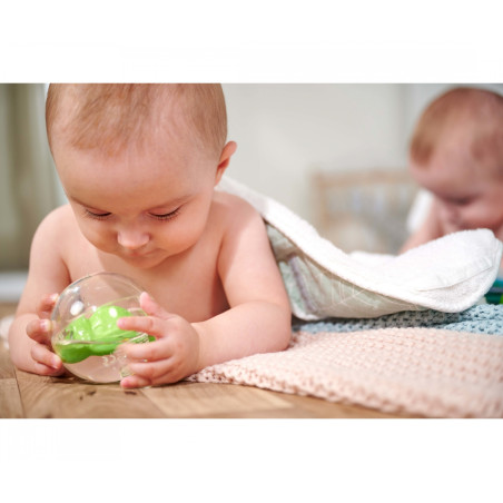 Simba ABC Greif- & Badeball mit schwimmender Schildkröte – Motorikspielzeug ab 12 Monaten. EAN 4006592021238.