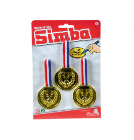 3 Medaillen zum Umhängen