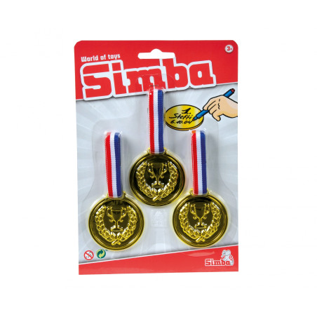 3 Medaillen zum Umhängen