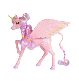 Mia and me Einhorn Kyara – Magisches Spielzeug mit beweglichen Flügeln & Bürste
