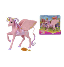 Mia and me Einhorn Kyara – Magisches Spielzeug mit beweglichen Flügeln & Bürste