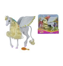 Simba Mia and me Einhorn Onchao – Mit beweglichen Flügeln, Bürste & Haarclips (ca. 25 cm) | Ab 3 Jahre