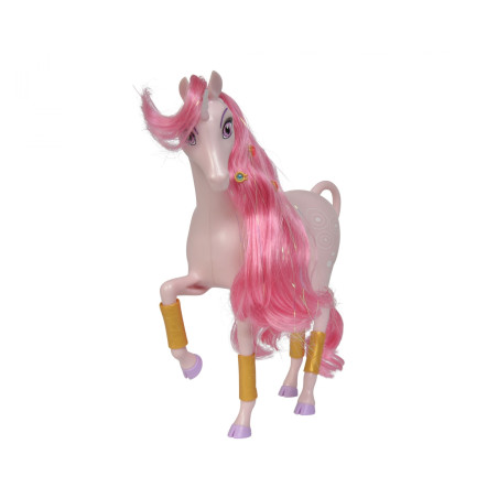 Simba Toys Mia and me Einhorn Lyria 25 cm – Spielzeug mit Bürste & Clips