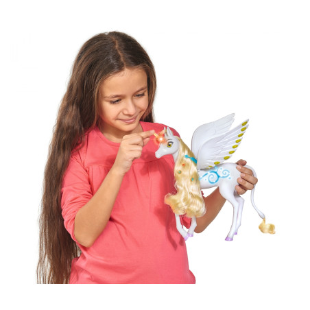 Simba Mia and me Einhorn Onchao – Magisch leuchtend & sprechend | 25 cm