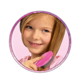 Steffi Love Hair Stylist Puppe mit Locken & Glätteisen – Set für Kinder