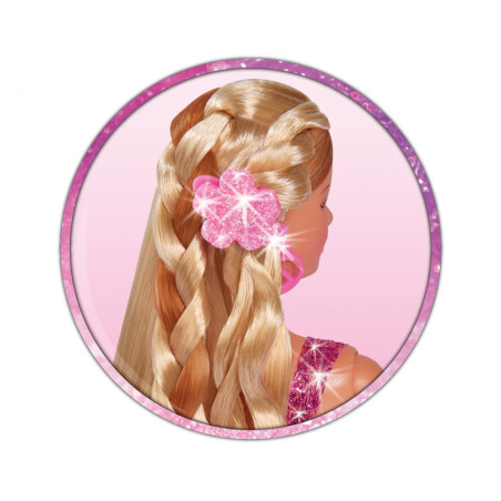 Steffi Love Hair Stylist Puppe mit Locken & Glätteisen – Set für Kinder