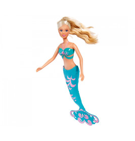 Steffi Love Mermaid Friends Puppenset mit Delfin & Evi - Unterwasser-Spiel für Kinder