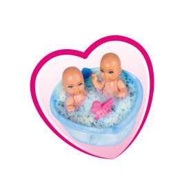 Steffi Love Welcome Twins Babyset – Puppenset mit Wickeltisch & Zubehör
