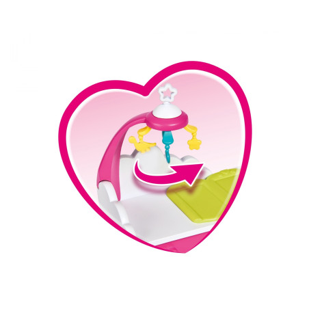 Steffi Love Welcome Twins Babyset – Puppenset mit Wickeltisch & Zubehör