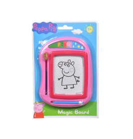 Simba Peppa Pig Magnet Maltafel | Kreativer Malspaß für Kinder ab 3 Jahren | Ohne Papier