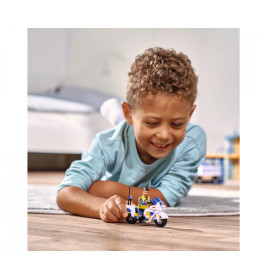 Simba Feuerwehrmann Sam Polizei Motorrad mit Polizist Malcolm Figur – Spielzeug ab 3 Jahre