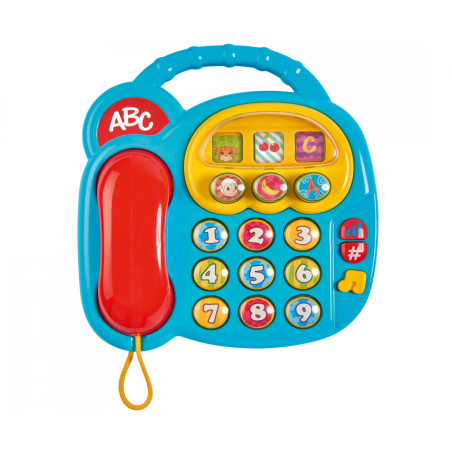 ABC Buntes Telefon – Interaktives Babyspielzeug mit Musik & Sounds ab 6 Monate