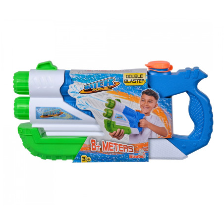 Simba Toys Waterzone Double Blaster – 900ml Wassertank, 8m Reichweite