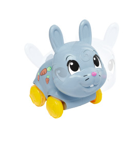 ABC Lustige Tierfahrzeuge mit Friktionsantrieb – Hase, Fuchs, Hund (3-fach sortiert) für Kinder