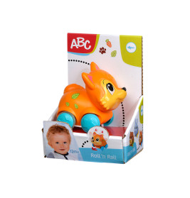 ABC Lustige Tierfahrzeuge mit Friktionsantrieb – Hase, Fuchs, Hund (3-fach sortiert) für Kinder