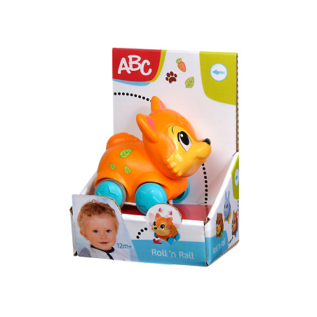 ABC Lustige Tierfahrzeuge mit Friktionsantrieb – Hase, Fuchs, Hund (3-fach sortiert) für Kinder