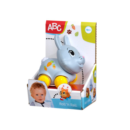 ABC Lustige Tierfahrzeuge mit Friktionsantrieb – Hase, Fuchs, Hund (3-fach sortiert) für Kinder