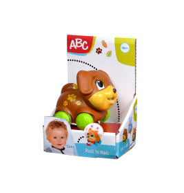 ABC Lustige Tierfahrzeuge mit Friktionsantrieb – Hase, Fuchs, Hund (3-fach sortiert) für Kinder