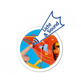 Feuerwehrmann Sam Hubschrauber Wallaby mit Figur – Licht & Sound