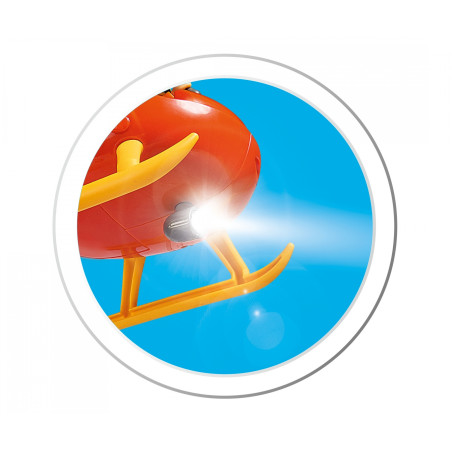 Feuerwehrmann Sam Hubschrauber Wallaby mit Figur – Licht & Sound