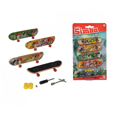 Finger Skateboard 4er Set Sortiert, keine Auswahl möglich
