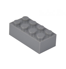 Simba BLOX Bausteine 40 graue 8er Steine in Dose – Kreativspielzeug ab 3 Jahren