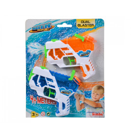 Simba Waterzone Dual Blaster Set – 2 Wasserspritzpistolen mit Visier | 4m Reichweite