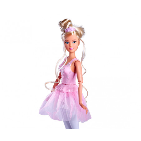 Steffi Love Dancing Ballerina Puppe – 29cm mit drehbarem Rock & Tierfreund