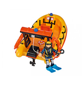 Feuerwehrmann Sam Neptune Boot schwimmfähig mit Penny Figur | Simba Toys