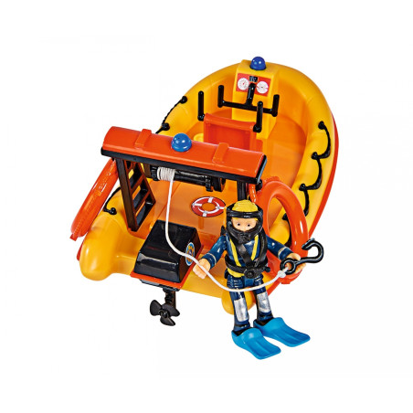 Feuerwehrmann Sam Neptune Boot schwimmfähig mit Penny Figur | Simba Toys