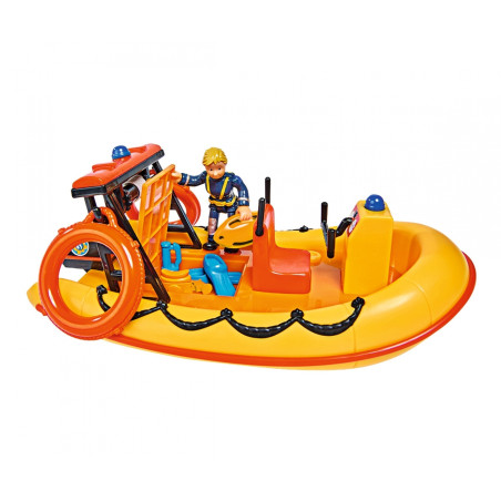 Feuerwehrmann Sam Neptune Boot schwimmfähig mit Penny Figur | Simba Toys