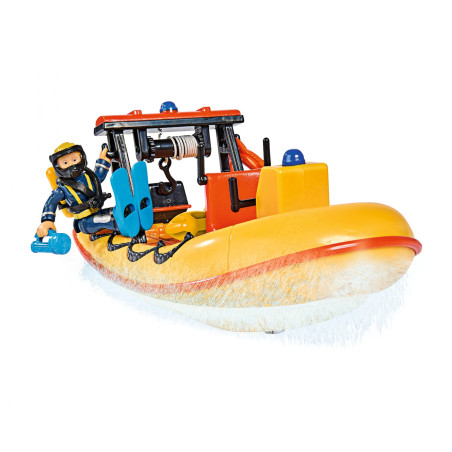 Feuerwehrmann Sam Neptune Boot schwimmfähig mit Penny Figur | Simba Toys