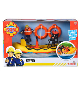 Feuerwehrmann Sam Neptune Boot schwimmfähig mit Penny Figur | Simba Toys