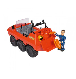 Simba Feuerwehrmann Sam Hydrus – schwimmfähiges Rettungsfahrzeug mit Figur für Kinder ab 3 Jahren