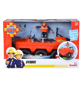 Simba Feuerwehrmann Sam Hydrus – schwimmfähiges Rettungsfahrzeug mit Figur für Kinder ab 3 Jahren