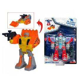 Simba Planet Fighter Space Bot Pro – Verwandlungsroboter & Flugzeug/Bagger, sortiert ab 4 J.