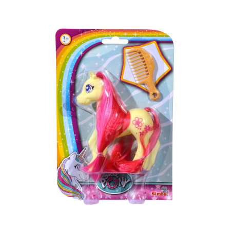 Simba Sweet Pony 14cm – Fantastische Mähne zum Frisieren! Inkl. Kamm. Für Kinder ab 3 Jahren!