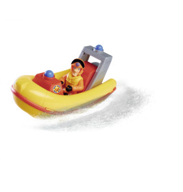 Simba Feuerwehrmann Sam Rettungsboot Neptun mit Elvis Figur – Schwimmfunktion & Spielspaß