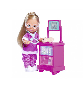 Evi Love Puppy Doctor Set: Tierarztpraxis mit Evi Puppe für Kinder (3+)