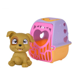 Simba Pamper Petz Mini Tierchen mit Transportbox – Überraschung Hund, Katze oder Hase Kinder