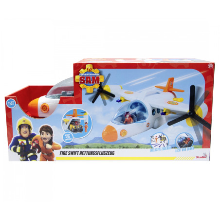 Feuerwehrmann Sam Fire Swift Rettungsflugzeug mit Krystyna | Simba Toys
