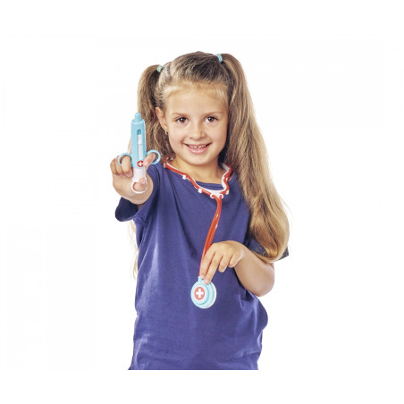 Simba Doktorkoffer Spielset für Kinder – 12-teilig mit Stethoskop & Spritze