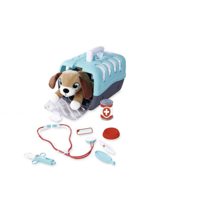 Simba Toys Tierarztkoffer für Kinder – Spiel Doktor Set mit Plüschhund & Zubehör | Geschenkidee